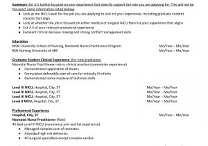 Sample Resume for New Graduate Nurse Practitioner Staf Nurse Resume format Doc