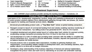 Sample Resume for New Product Development Product Manager Resume Sample Monster.com
