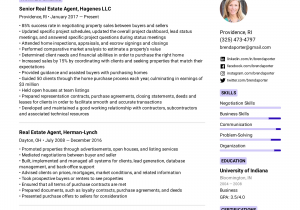 Sample Resume for New Real Estate Agent Real Estate Agent Resume Example & Writing Tips for 2020