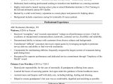 Sample Resume for No Experience Nurses Nursing assistant Resume Sample Monster.com