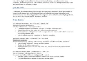Sample Resume for Non It Job Non Profit Professional Resume