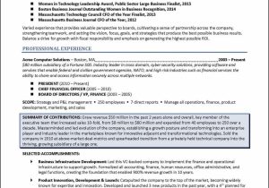 Sample Resume for Nonprofit Board Member 3 Board Of Director Resume Examples – Distinctive Career Services