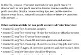 Sample Resume for Nonprofit Executive Director top 8 Non Profit Executive Director Resume Samples