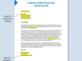 Sample Resume for Nurse Educator Position Clinical Nurse Educator Cover Letter Template – Google Docs, Word …
