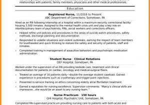 Sample Resume for Nurses without Experience 11 12 Nursing Resume without Experience