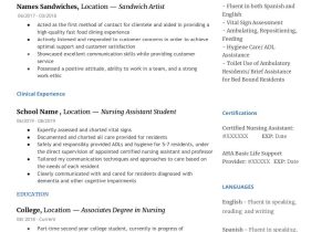 Sample Resume for Nursing assistant Student Critique My Entry Level Cna Resume : R/cna