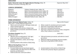 Sample Resume for Nursing Students Applicants Free 10 Sample Nursing Resume Templates In Ms Word