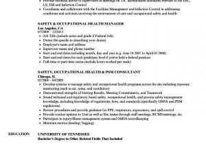 Sample Resume for Occupational Health and Safety Occupational Health Nurse Cv Template • Invitation
