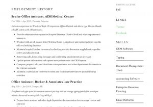 Sample Resume for Office assistant Examples Fice assistant Resume Writing Guide