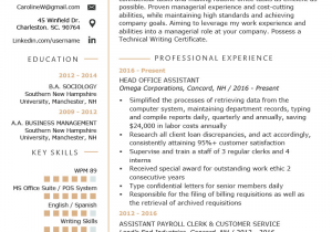 Sample Resume for Office Staff without Experience Fice assistant Resume Example & Writing Tips