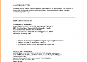 Sample Resume for Ojt Hrm Students Ojt Resume Sample Philippin News Collections
