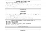 Sample Resume for Ojt Industrial Psychology Students Ojtsume
