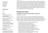Sample Resume for Pharmacy Technician Position Pharmacy Technician Resume Writing Guide  20 Examples