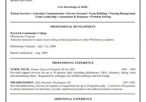 Sample Resume for Phlebotomist with Experience Sample Phlebotomist Resume Latest format Phlebotomy Samples Entry …