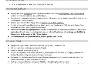 Sample Resume for Piping Design Engineer Piping Layout Engineer Resume Diagram Immo Mains Electricity Wiring