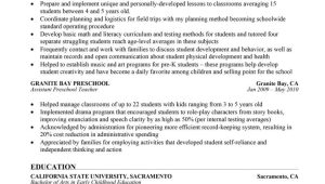 Sample Resume for Preschool Teacher with No Experience In India Resume format for Fresher Teacher Job In India Preschool Teacher …