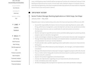 Sample Resume for Product Manager Analytics Product Manager Resume & Guide   12 Samples Pdf 2020