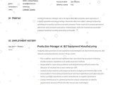 Sample Resume for Production Manager Post Production Manager Resume & Writing Guide  12 Templates 2020
