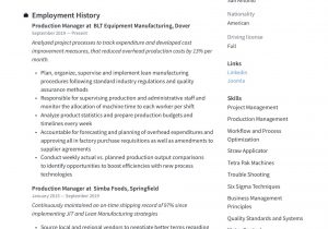 Sample Resume for Production Planning and Control Manager Production Manager Resume & Writing Guide 12 Templates 2020 Sample Resume for Production Planning and Control Manager Production Manager Resume & Writing Guide 12 Templates 2020