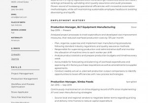 Sample Resume for Production Planning and Control Manager Production Manager Resume & Writing Guide 12 Templates 2020 Sample Resume for Production Planning and Control Manager Production Manager Resume & Writing Guide 12 Templates 2020