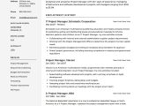 Sample Resume for Program Manager Manufacturing 20 Project Manager Resumes & Full Guide Pdf & Word