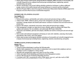 Sample Resume for Project Planner Scheduler Planning Scheduler Resume Samples