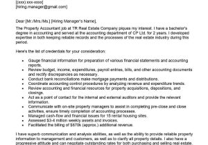 Sample Resume for Property Management Accountant Property Accountant Cover Letter Examples – Qwikresume