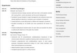 Sample Resume for Psychology Graduate School Psychology Resumeâsample & 20lancarrezekiq Writing Tips