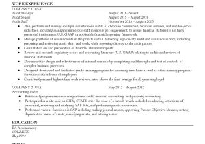 Sample Resume for Public Accounting Manager Cpa Working In Public Accounting as Audit Manager: Need Help with …