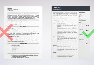 Sample Resume for Public Health New Grad Public Health Resume Sample [lancarrezekiqobjective & Skills]