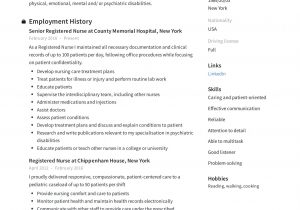 Sample Resume for Public Health Nurse Registered Nurse Resume Sample & Writing Guide  12 Samples Pdf