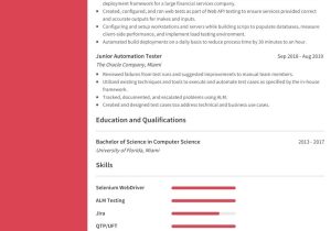 Sample Resume for Qtp Automation Tester Automation Tester Resume Sample & How to Write Tips 2022 – Cvmaker.com