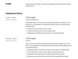 Sample Resume for Quality Analyst In Bpo It Qa Analyst Resume & Guide 14 Templates Free