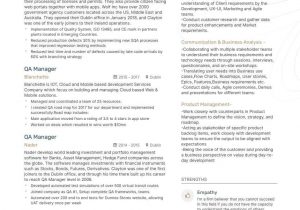 Sample Resume for Quality assurance Executive top Qa Manager Resume Examples & Samples for 2021 Enhancv.com
