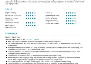 Sample Resume for Quality Control Officer Quality Control Manager Resume Example 2022 Writing Tips …