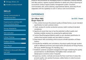 Sample Resume for Quality Control Officer Quality Manager Cv Sample 2022 Writing Tips – Resumekraft