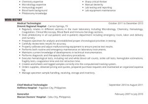 Sample Resume for Radiologic Technologist Philippines Resume Samples for Healthcare Workers In the Philippines â Filipiknow