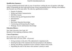 Sample Resume for Real Estate Agent with No Experience Real Estate Sales Agent Resume No Experience October 2021