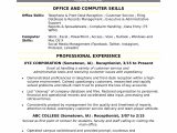 Sample Resume for Receptionist Administrative assistant Receptionist Resume Sample Monster.com