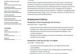 Sample Resume for Receptionist Office assistant Receptionist Resume Examples & Writing Tips 2021 (free Guide)