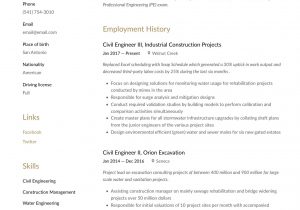 Sample Resume for Retired Civil Engineer Railroad Surveyor Cv October 2021