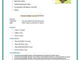 Sample Resume for Safety Officer Job Cv Hse Supervisor In English