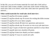 Sample Resume for Sales Clerk with Experience top 8 Retail Sales Clerk Resume Samples