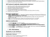 Sample Resume for Sap Fico Consultant Fresher Sap Fico Resume