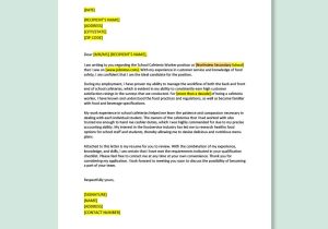 Sample Resume for School Cafeteria Worker School Cafeteria Worker Cover Letter Template – Google Docs …