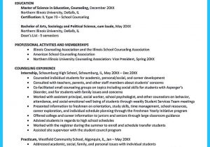 Sample Resume for School Counselor Position Counsellors Cv Example September 2021