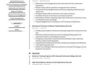 Sample Resume for School Maintenance Worker Maintenance and Repair Resume Examples & Writing Tips 2022 (free