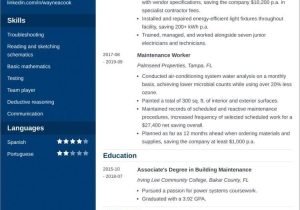 Sample Resume for School Maintenance Worker Maintenance Resumeâexamples, Skills, and 25lancarrezekiq Writing Tips