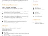 Sample Resume for School Speech Pathologist Speech Language Pathologist Resume Examples In 2022 …