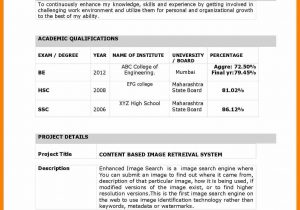 Sample Resume for School Teacher India Resume format India – Resume format Resume format In Word …